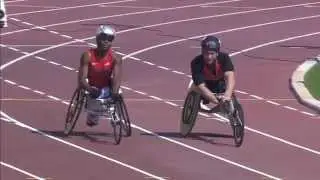 Men's 100m T54 | heat 2 |  2015 IPC Athletics World Championships Doha