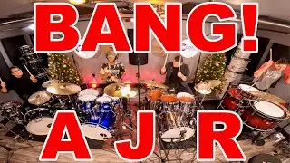Bang! - AJR - Drum Cover ft. Local Drummers & David Cola on Pearl Export!