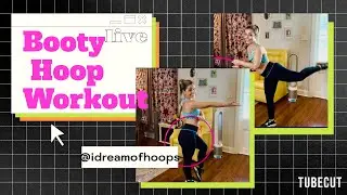 Easy Booty Hula Hoop Workout Live!