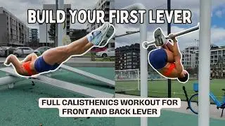 Front & Back Lever Workout | Full Calisthenics Session (Intermediate)