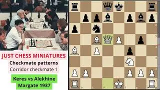 Checkmate patterns. Corridor checkmate #chess