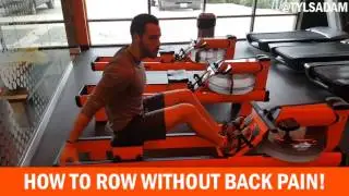How to row without back pain   Coach Tyler