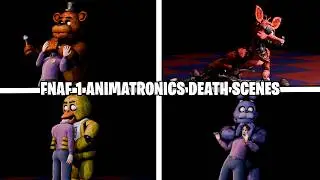 [BLENDER FNAF] FNaF 1 Animatronics DEATH SCENE!