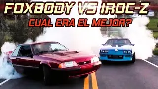 MUSTANG FOXBODY VS CAMARO IROC-Z | BATALLA DE AUTOS OCHENTEROS | QUETZAL MOTORSPRT #mustang #camaro