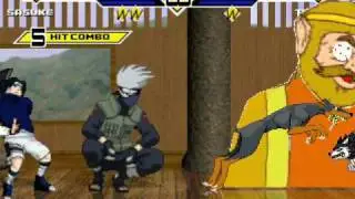 RC859 Mugen Special: Sasuke Funny Mode vs. Four Joke Characters