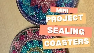 Mini project sealing coaster @louisesdiamondartpainting