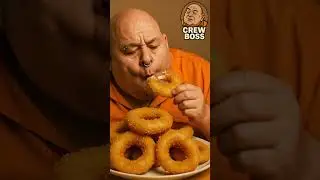 ASMR MUKBANG | Crunchy Giant Onion Rings🧅