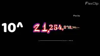 Numbers 0 to 1 Googolplex with sound extend ‑ Made with FlexClip
