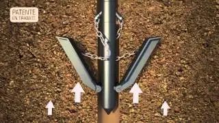 Recoverable Metal Anchor for Retaining Walls