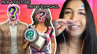 SI NOS PROFS ÉTAIENT DES SIMS... (c'est effrayant mdr) *sims 4 CUS*
