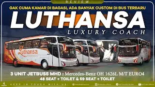 Gak Cuma Kamar Di Bagasi, Ada Banyak Custom Di Bus Terbaru Milik PO. LUTHANSA : Jetbus 5 MHD