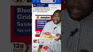 Jimmy Dean Blueberry Griddle Cake Sausage (Food Review)