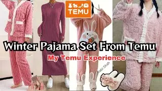 Winter Dresses From Temu | Pajama Set For Winter From Temu |Free Shopping From Temu #temu #temufinds