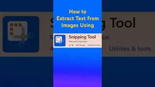 How to Extract Text from Images in Windows 11 (Snipping Tool OCR)