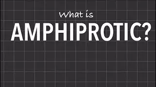 AMPHIPROTIC, ACID, BASE, CONJUGATE ACID, AND CONJUGATE BASE | Chemistry Concepts Explained