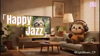 Bradypus torquatus | Animal Jazz Music | one hour  #morningjazzmusic #bgm #onehourmusic