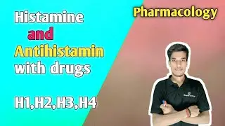 Antihistamin drugs|Histamine and it's receptors|all antihistamine drug #pharmcology#nursing#histamin