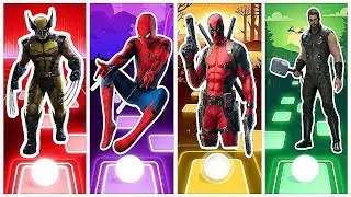 WOLVERINE🟡SPIDERMAN🔴DEADPOOL🔴THOR#tileshop #tileshopgame #pawpatrol 
