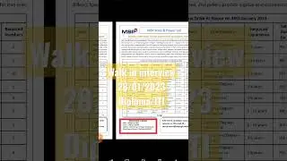 Diploma Job/ ITI Job mechanical job|Electrical job|instrumentation job|#shorts #youtubeshorts