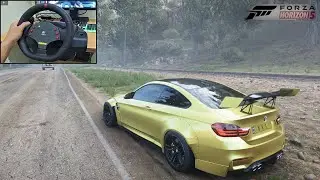 BMW M4 COUPE - Forza Horizon 5 | Steering Wheel Logitech Momo Racing