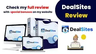 DealSites Review - Create 100% DFY, Self Updating Affiliate Deal Sites In 3 EASY Steps