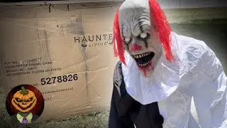 Lowe's - Clown on Stilts Unboxing/Setup | 2023 Animatronic🎃 👻 🤡
