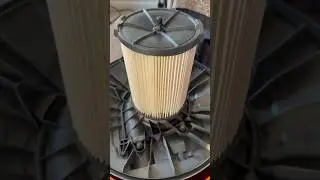 How to install RIDGID Wet Dry Vac filter #shorts #vacuum #vacuumcleaner #tools #construction