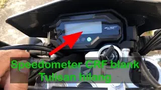 CRF digital speedometer blank / dead