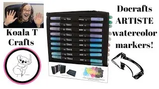 Docrafts Artiste watercolor markers Demo / Review