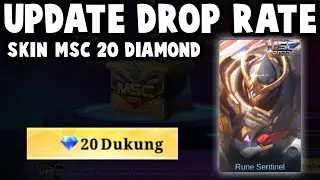 KATANYA SEKALI BUKA LANGSUNG DAPET SKIN MSC ATLAS 20 DIAMOND ? UPDATE DROP RATE MSC SUPPORT CHEST
