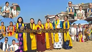 His Holiness Blessings On 19/Jan/26#Who Came From Out side Mundgod ✌️✌️🙏🙏🙏 