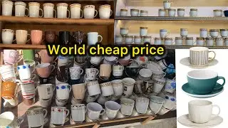 Gujaranwala Crockery coffee cup Turkish style Tea cup mug cup saucer cheapest price factory rates
