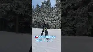 🇨🇿 Szpindlerowy Młyn🏂 #shorts #ytshorts #Snowboard #snowboarding #winter #travel #turystyka #zima