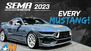 Every New 2024 Mustang We Could Find at SEMA 2023! | V8 or Electric!
