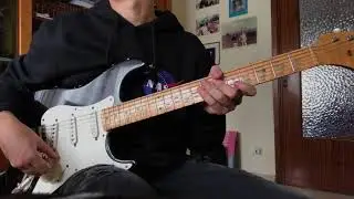 Nick Johnston - Remarkably Human - Guitar Solo Cover , Samuele Perduca w/ Magnetics Pick Up & Utopia