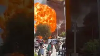 Gas Station Fire in Panabo City, Philippines | Jan 11, 2026