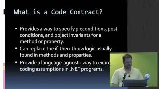 Code Contracts in .NET 4&mdash;SVNUG Presentation #11 (December 2011)