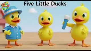 Five Little Ducks | Fun Counting Song for Kids & Toddlers | Kids Melody World