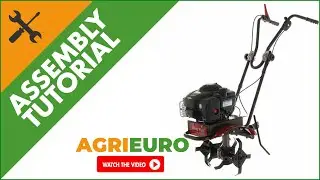 Blue Bird MZ 32630 Garden Tiller with Briggs&Stratton 450 E engine - 38cm cutter - Assembly tutorial