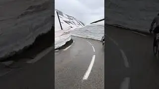 Training for La Marmotte on Col du Petit Saint Bernard