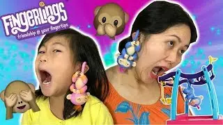 FINGERLINGS | Baby Monkey Liv and Summer Play Monkey Bars