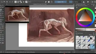 half arsed speedpaint (Im too lazy) of study of statue I found from pinterest
