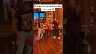 Zaila Avant-Garde&rsquo;s Insane 3-Ball Basketball Freestyle 🏀✨ | Live TV Magic | Short
