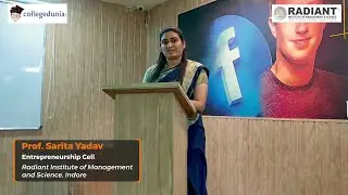 Prof. Sarita Yadav | Entrepreneurship Cell | Radiant Institute of Management and Science, Indore