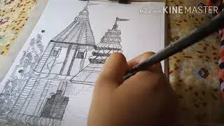 How to draw temple