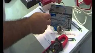 USO DE PINZA AMPERIMETRICA UNI-T  UT203 MEDIDA AMPERIOS AC y DC