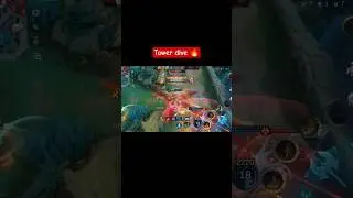Tower dive 🔥 #mlbb #mobilelegendsid #sunmlbb