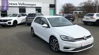 Approved Used Volkswagen Golf Match Edition 1.5TSI DSG in Pure White