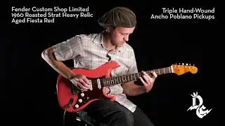Test Drive | Fender Custom Shop Limited 1960 Roasted Alder Strat Heavy Relic Faded Aged Fiesta Red