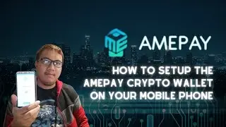 How to setup the AMEPAY crypto wallet on your mobile phone